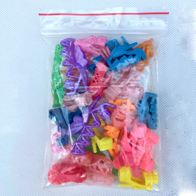 16pairs/bag crystal shoe for 30cm Doll Accessories High Heels Doll Shoe 1/6 DIY Girl Doll Accessories 6