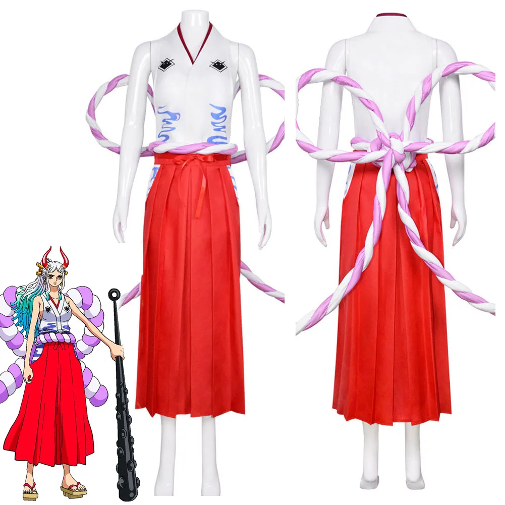 

One Piece Yamato Cosplay Costume Outfits Halloween Carnival Party Suit
