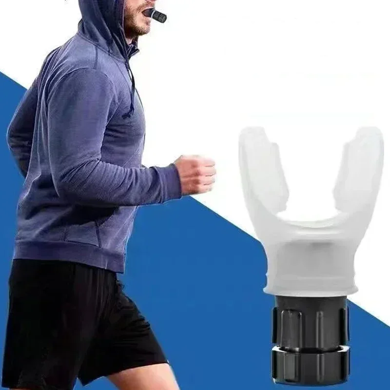 Breathing Exercise For Lungs Portable Breath Fitness Exerciser Device Endurance Workout Adjustable Resistances 1pcs breathing exerciser breathing trainer
