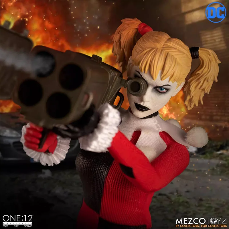 

Original In Stock Mezco One:12 DC Batman Harley Quinn Joker Woman Statue Action Figures Deluxe Edition Model Doll Toys Gift