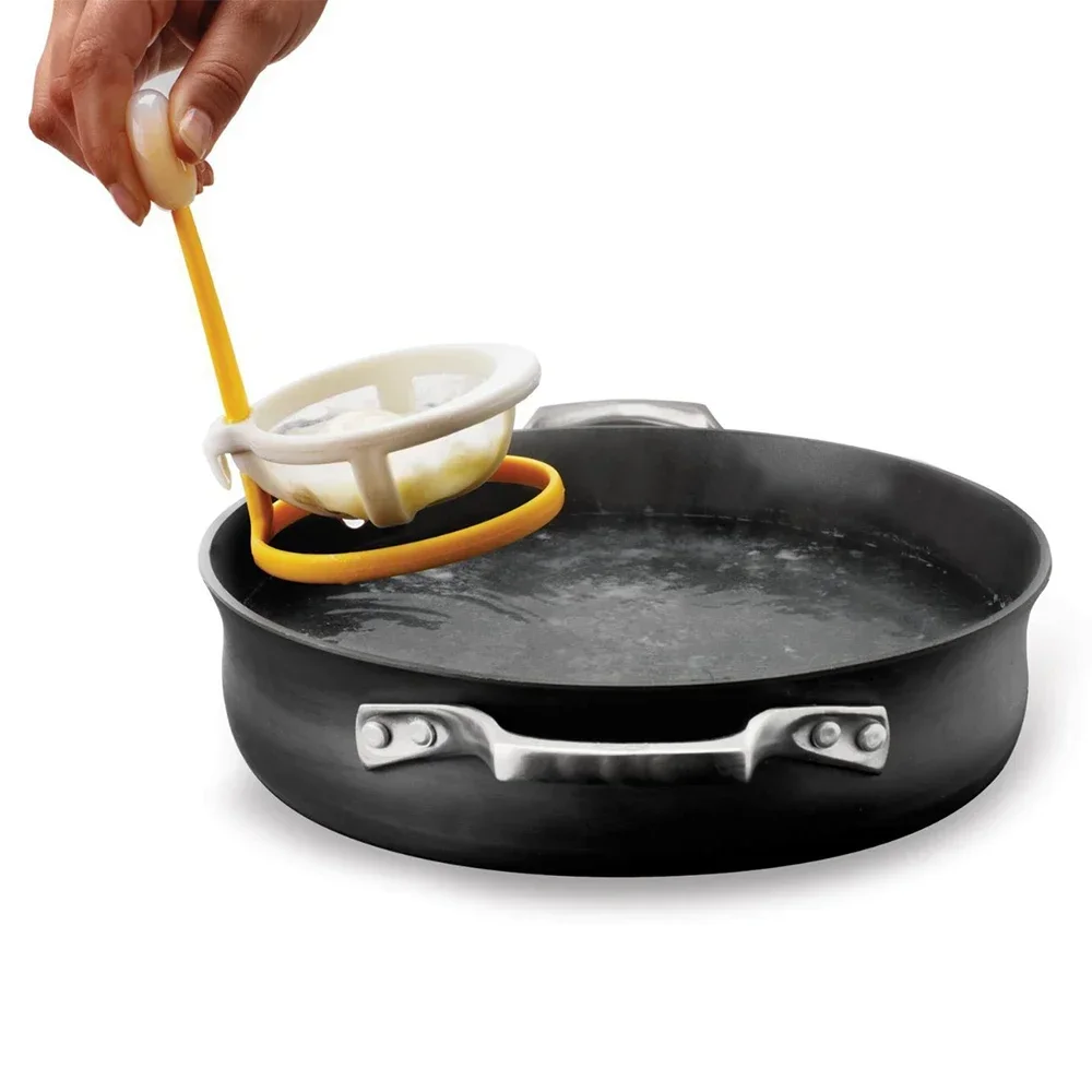 Egg Cooker Egg Poacher Silicone Egg Poacher Handig Perfect Pocheren Ei Pocheren Scrambled Ei Braadpan Chafpot Pot Hoge Kwaliteit Pot Keuken Tool Egg Braadpan