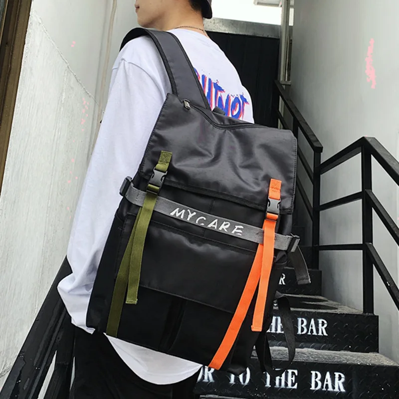 Fashion trend new men's backpack Korean sports outdoor travel student school bag casual backpack male