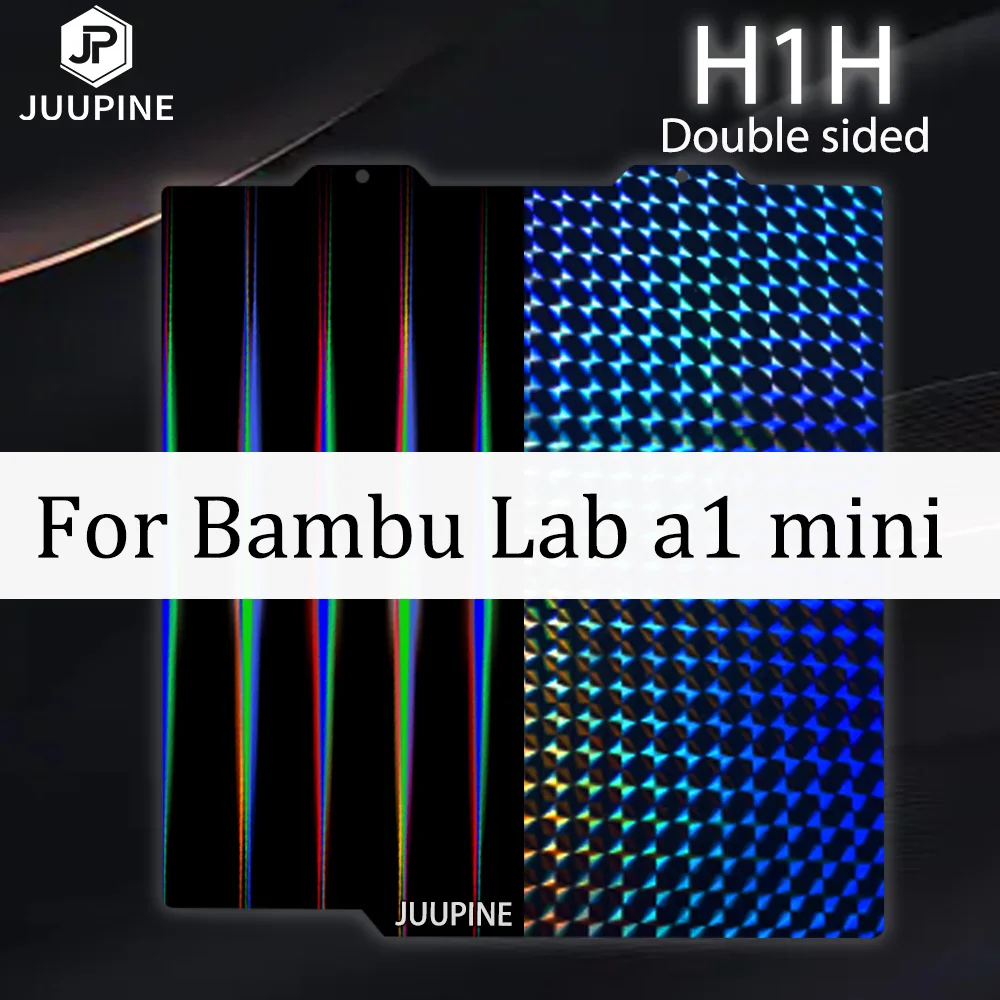 

Стальная пластина Juupine H1H для Bambu Lab A1 Mini 184x18 4, двухсторонняя фантомная фотолучевая пластина для Bambulab A1 Mini
