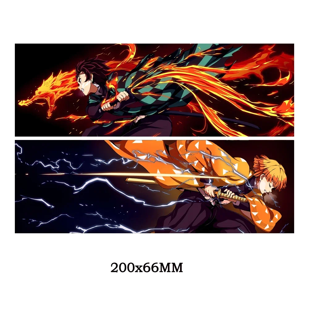 Zenitsu,Tanjirou Moving Sticker Demon Slayer Anime Motion Sticker Waterproof Decals for Cars,Laptop, Refrigerator, Etc