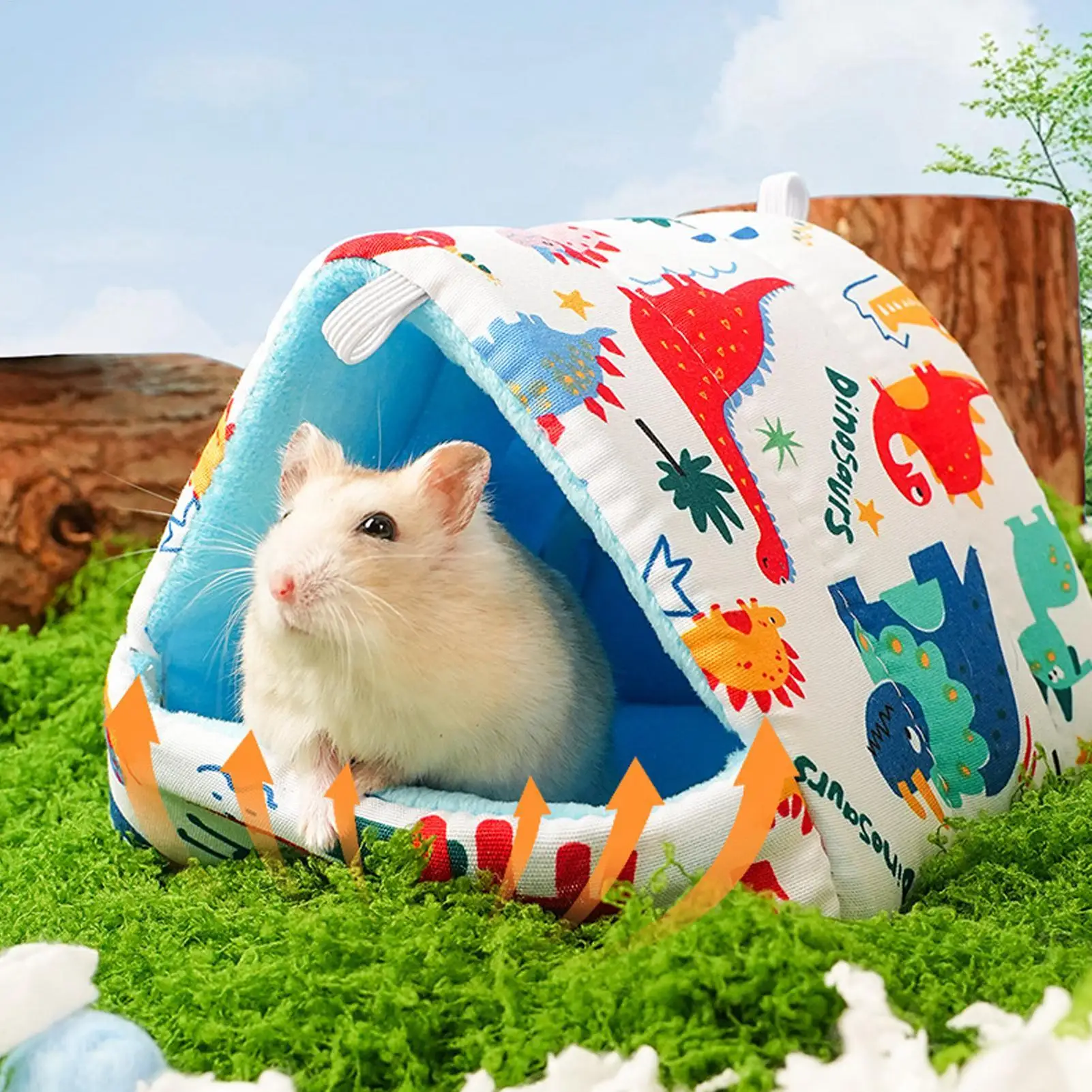 Hamster Bed Warm Small Animal Cage Habitat Decor Small Animal Beds For Sleeping Hiding Snuggle Climbing Dwarf Sugar Glider