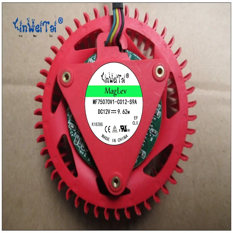 Кулер для видеокарты ATI HD6970 HD7970, охлаждающий вентилятор, 4 контакта, 4 провода, 2 шт., для FD7525U12D 1.70A 12 В