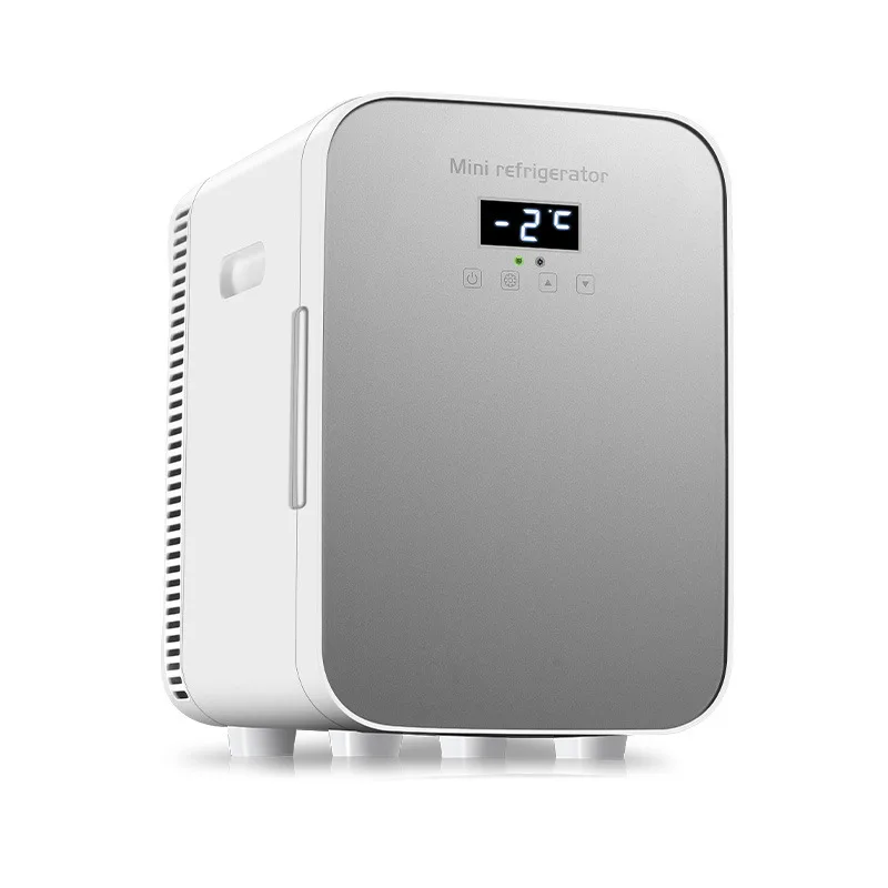 Mini Fridge Smart Touchscreen Digital Temperature Control 15L Capacity Car Home Use Cosmetic OEM