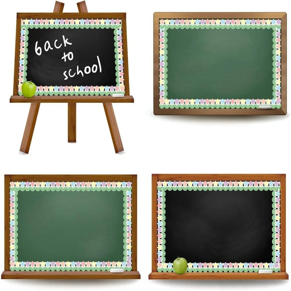 Chalkboard Border Paper DIY Stickers for Classroom Decor