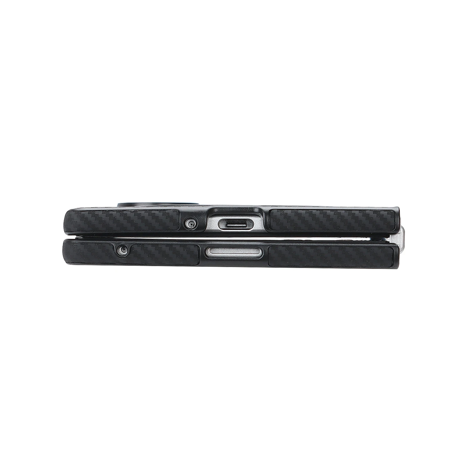 Carbon Fiber Patterned Leather Business Anti-Drop Protective Phone Case