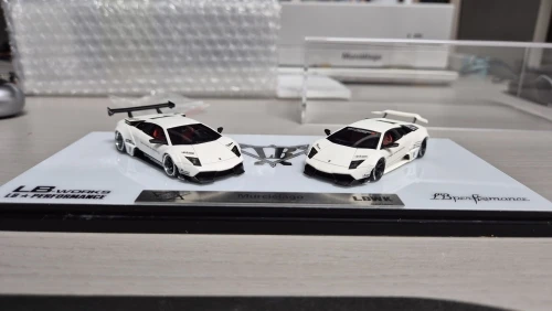 Error 404 1:64 Murcielago LP640 LBWK Double car Modified white
