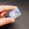 1PC Aura Opalite Crystal Electroplated Glitter Raw Stone Mineral Specimen Home Decoration Reiki Healing Gift 3