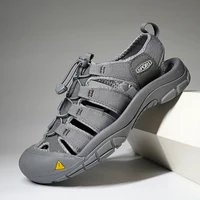 Fashion Men's Casual Mesh Outdoor Beach Sandals Light Breathable Shoe for Men Anti-slip Waterproof Sandal Man Comfortable Shoes - Image 2