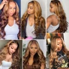 Highlight Wig 100% Human Hair 13x6 Hd Lace Frontal Wig Honey Blonde Lace Front Wigs human Hair Body Wave 4x4 5x5 Closure Wig 5