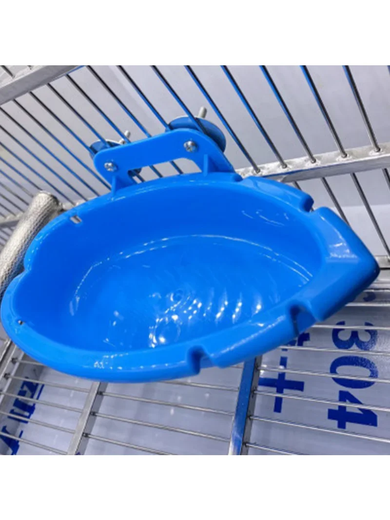 Bird Baths Tub Bowl Basin Parrot Cage Hanging Ing Box Bath Supplies Room Feeder