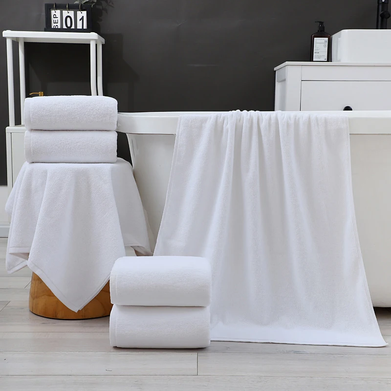 Cotton Towel 100% Cotton Face Towel Hotel Bath Towel Absorbent for Home Hotel Beauty Salon
