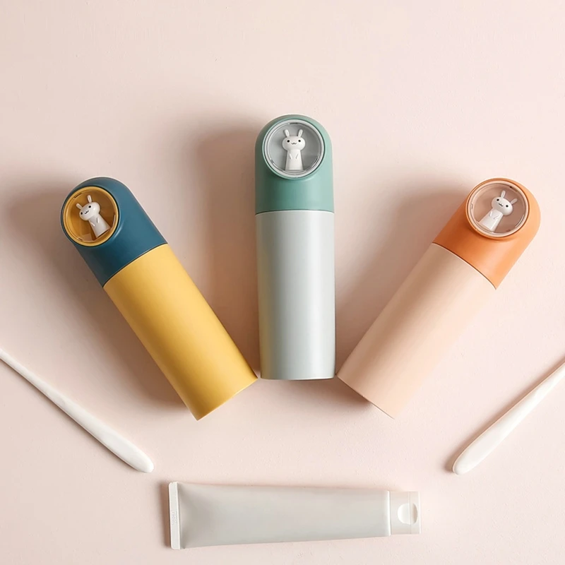 Portable Toothbrush Storage Case Toothpaste Holder Box Organizer Household Storage Cup Outdoor Travel Bathroom