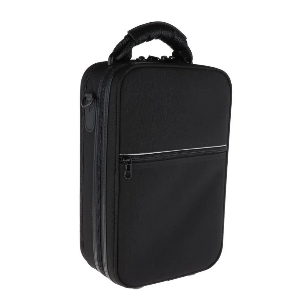 Black Clarinet canvas case and bag Clarinet Artificial Leather Carrying Case Gig Bag Handbag Backpack