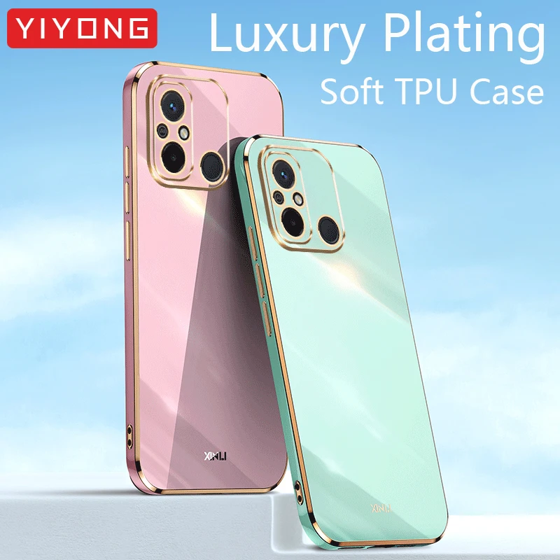 For Redmi 10 2022 10C 12C 10A 11A Case Colorful Silicon Shockproof Square  Phone Case Funda Redmi 12 12c 10 Prime2022 Cover Coque - AliExpress