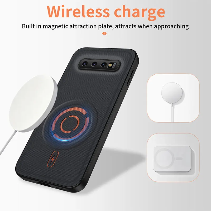 Luxury Magnetic Silicone Shockproof Protective Phone Case