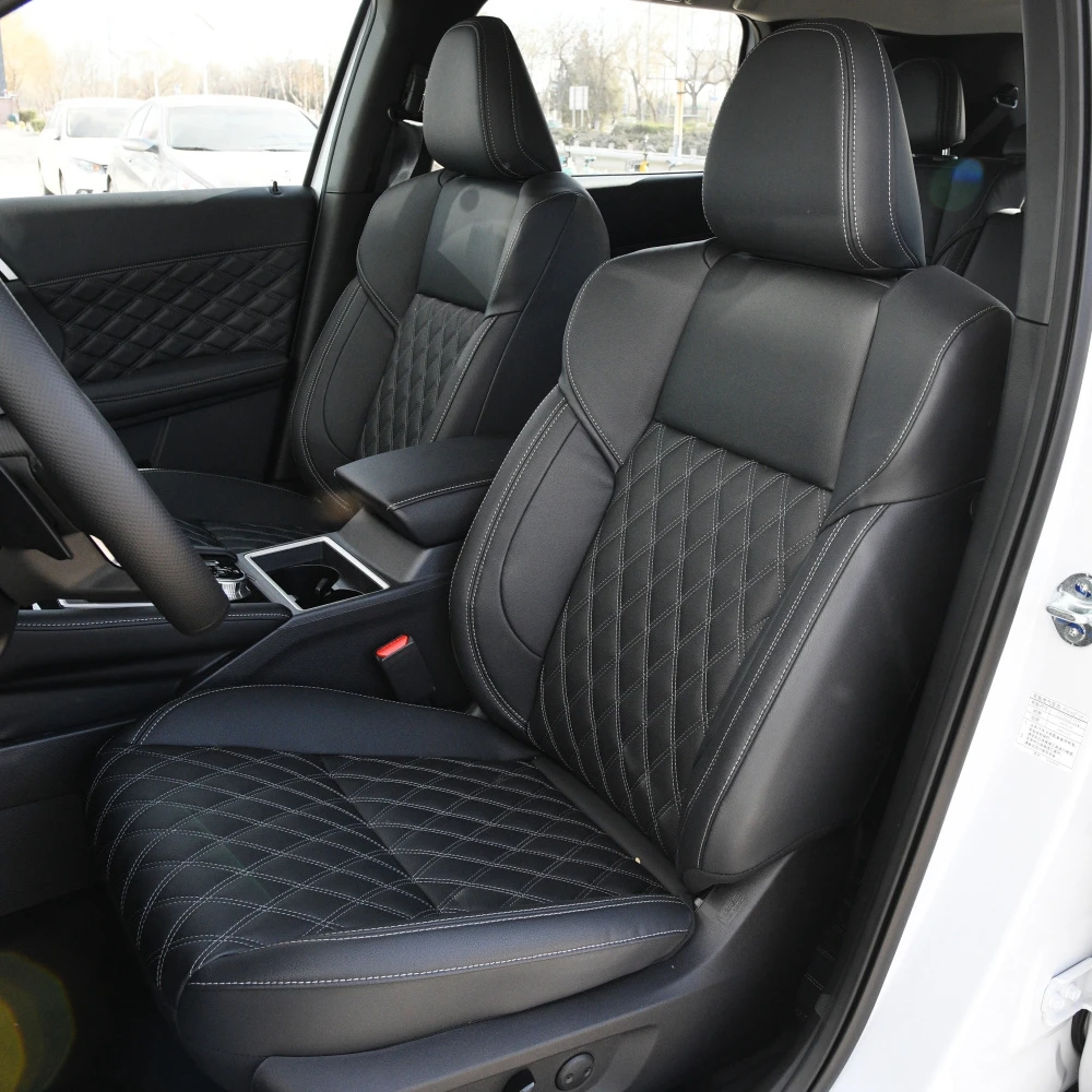 For Mitsubishi Outlander 2022 2023 2024 2025 Faux Leather 7 Seats