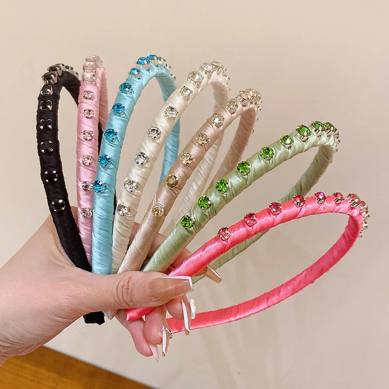 

European and American Fashion Heavy Industry Rhinestone Hairband Women's New Court Retro Style Headband Wholesale