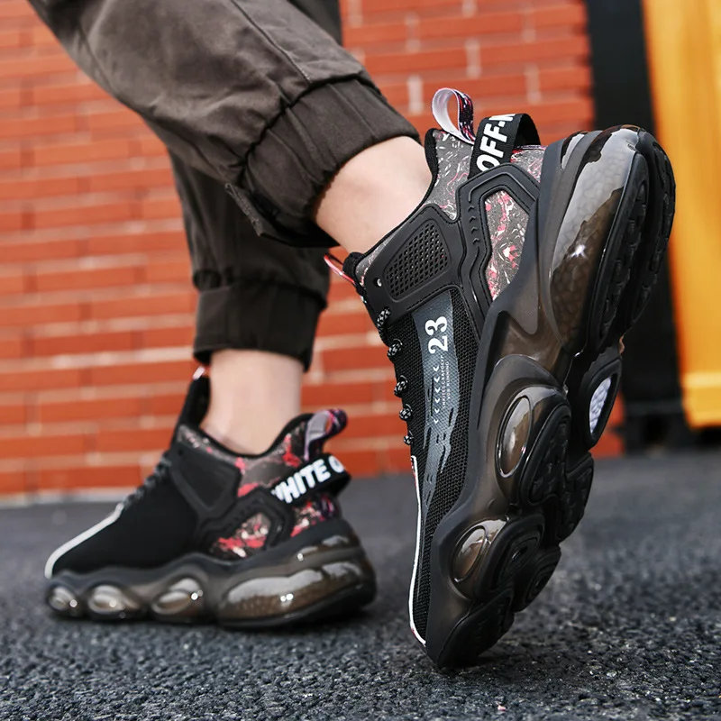 2022The New Men's Basketball Shoes Breathable Cushioning Non-Slip Wearable Sports Shoes Gym Training Athletic Basketball Sneaker