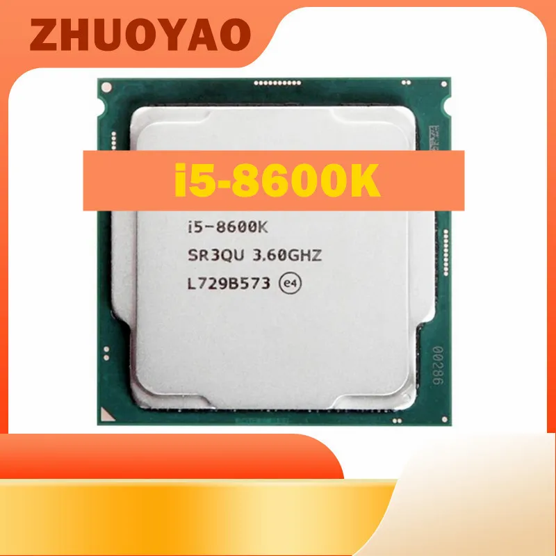 Intel I5-8600k I5 8600k Cpu Processor 3.6g Cpu 95w Lga 1151 3.6