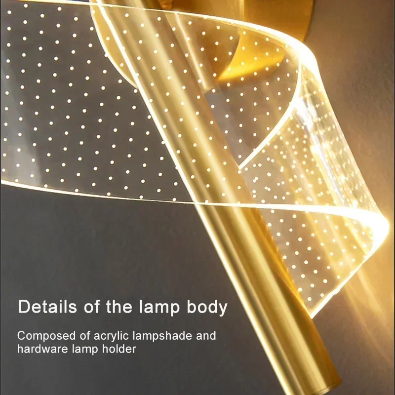 Modern LED Wall Lamp Indoor Lighting for Bedroom Bedside Parlor Background Wall Light Modern Indoor Decoration Sconces wall sconces light led wall lamp wall lamp