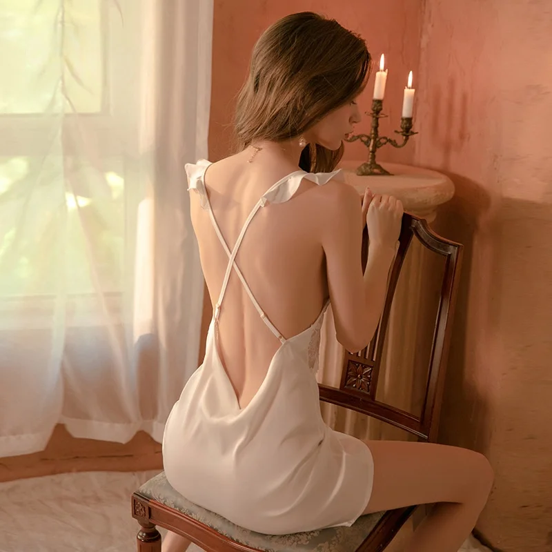 

Сексуальная пижама без черного цвета ночная рубашка Женская Сексуальная кружевная ночная рубашка черная белая ночная рубашка Прямая поставка