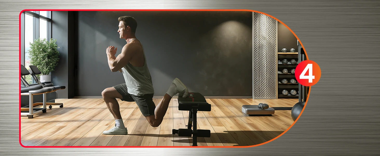single leg squat bench