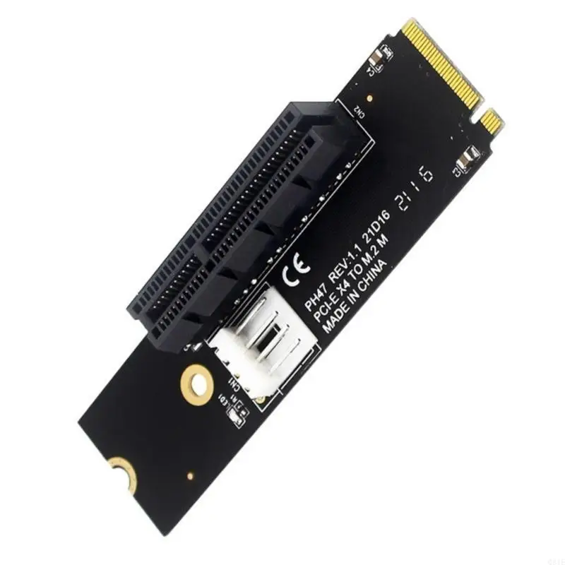 M.2 to PCIE 4X Risers Card Transfer Adapter PCIE Card Hard Converter for Computer Accessories Q81E
