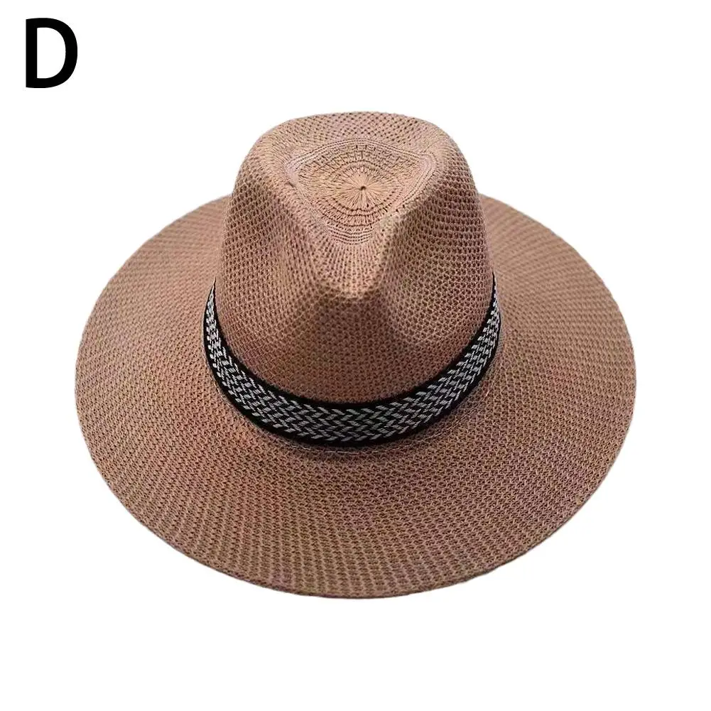 Summer Panama Hat Sun Hats For Women Man Beach Straw Hat For Men