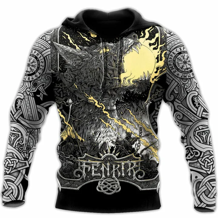 

Men's New Fashion designer Hoodie Spring Autumn 3D print wolf Sweatshirt Oversized Pullovers Casual Popular Hoodies for men