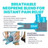 Knee Ice Pack Wrap Cold/Hot Gel Compression Brace for Arthritis Pain Tendonitis ACL Athletic Injury Meniscus and Patella Surgery 5