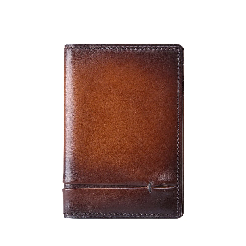 

DIMY Handmade Italian Genuine Men Credit Fashion BankWallets Small Epure Scritto Business Holder