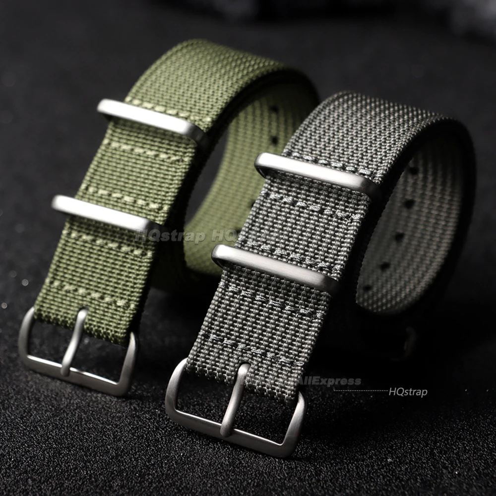 Braided Nylon Universal Sport Watch Strap - Versatile Military-Style Wrist Band Accessory
