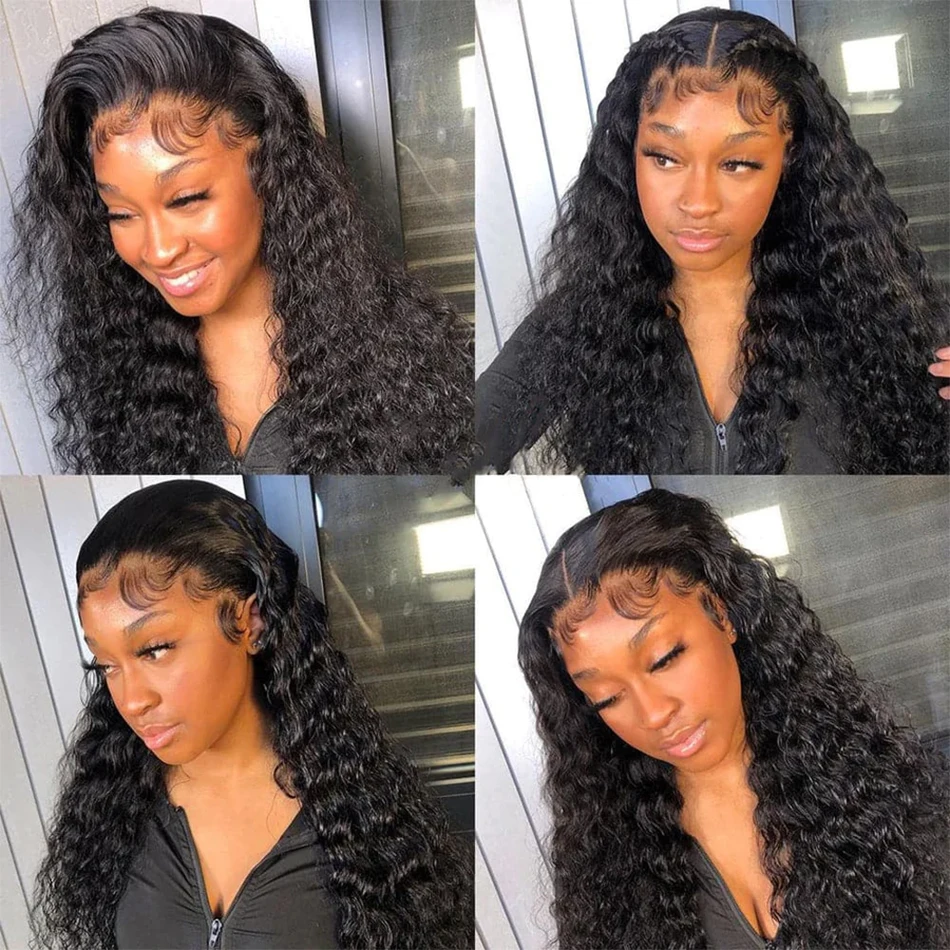 30Inch Deep Wave 1 3 4 Bundles Deal Malaysian Hair Weave Bundles Virgin Human Depp Water Curly Extensions Tissage human hair extensions human hair bundles human hair bulk