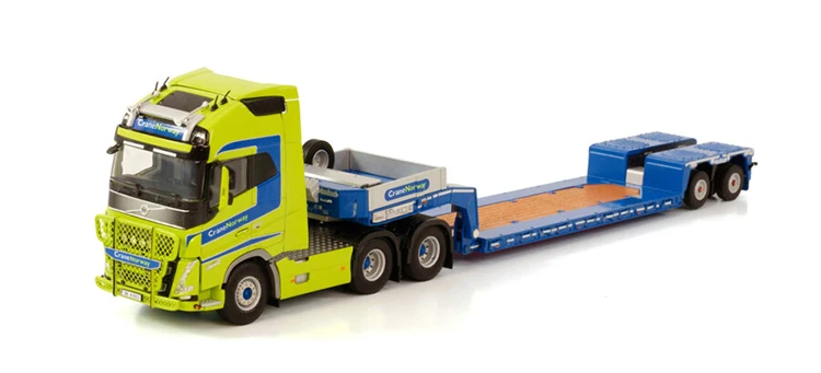 

Alloy Model WSI 1:50 Scale VO LVO FH5 XL 6X2 Tractor,Low Board Trailer Delivery Truck Diecast Toy Model,NORDIC 01-3752