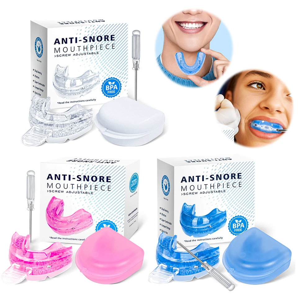 Adjustable Anti Snoring Mouth Guard for Better Sleep