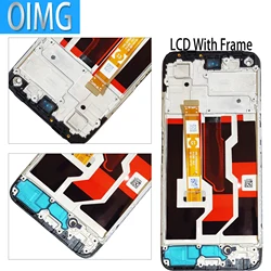 6.56 - inch LCD Display with Frame and Touch Screen Panel - Premium Digitizer Replacement (LCD With Frame)