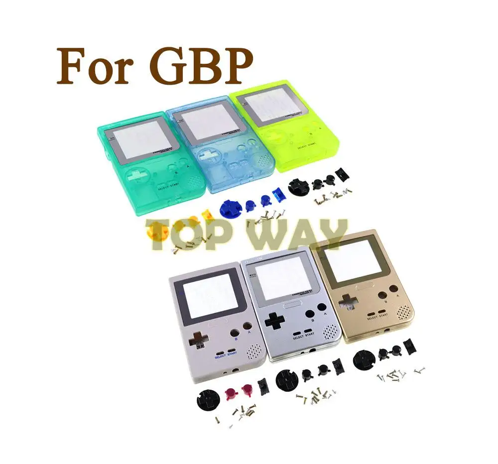 

8 комплектов, сменный пластиковый чехол для Nintendo Gameboy, Карманная игровая консоль для консоли GBP, светящийся корпус