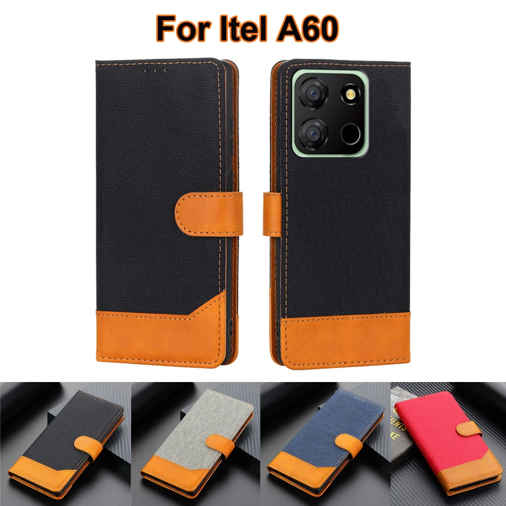 

Business Phone Cases For Itel A60S Case Leather Flip Wallet Cover For Estuches De Celular Itel A60 A 60 ItelA60 Funda Coque 6.6"