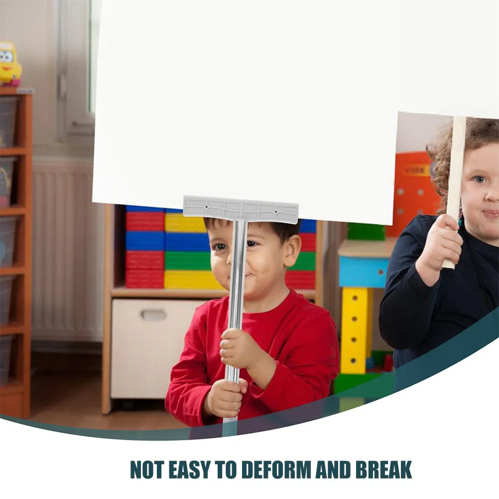 4개 야외 퍼레이드 사인봉 스테인리스 스틸 사인 홀더 스틱, 웰컴 사인보드, 투어 가이드 디스플레이, 핸드봉, 스포츠 미팅용