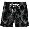Snakeskin Beach Shorts 3D Print Summer Men Women Streetwear Oversized Surfing Board Sport Pants Swimsuits Trunks Kids Clothing 5