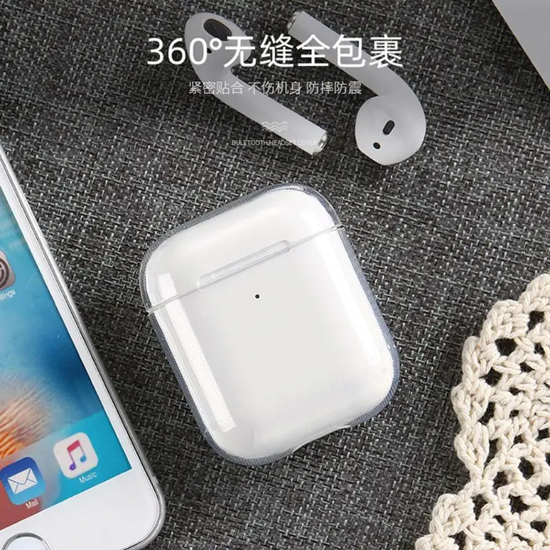 Transparent Soft TPU Earphone Protective Case Cover
