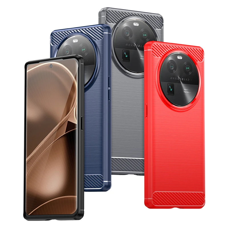 Funda Per Oppo Find X6 Case Oppo Find X5 Lite X5 X6 Pro Cover Antiurto Originale Tpu Custodia Posteriore In Silicone Morbido Oppo Find X6