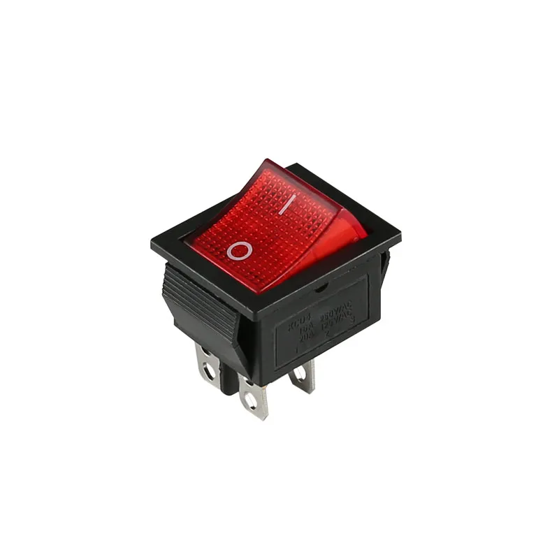 20 Pz X Lampada Al Neon On-Off Dpst Interruttore A Bilanciere Per Barca Rosso Verde 10A/250V 20A/250V Ac