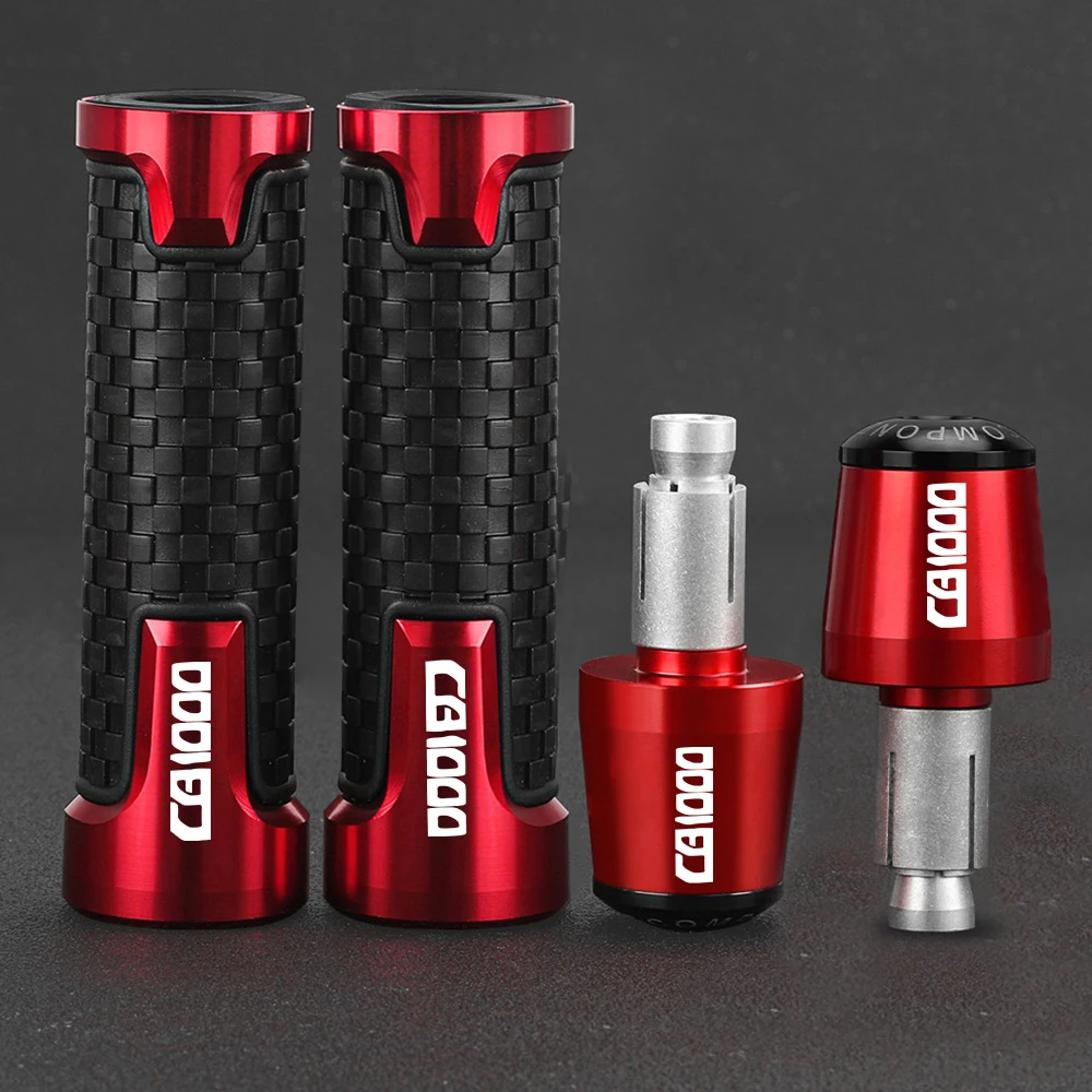 

For Honda CB1000 bingone SC30 CB 1000 1993 1994 1995 1996 Motorcycle 22/24mm Handlebar Grips Handle grip Ends Plug Slider Caps