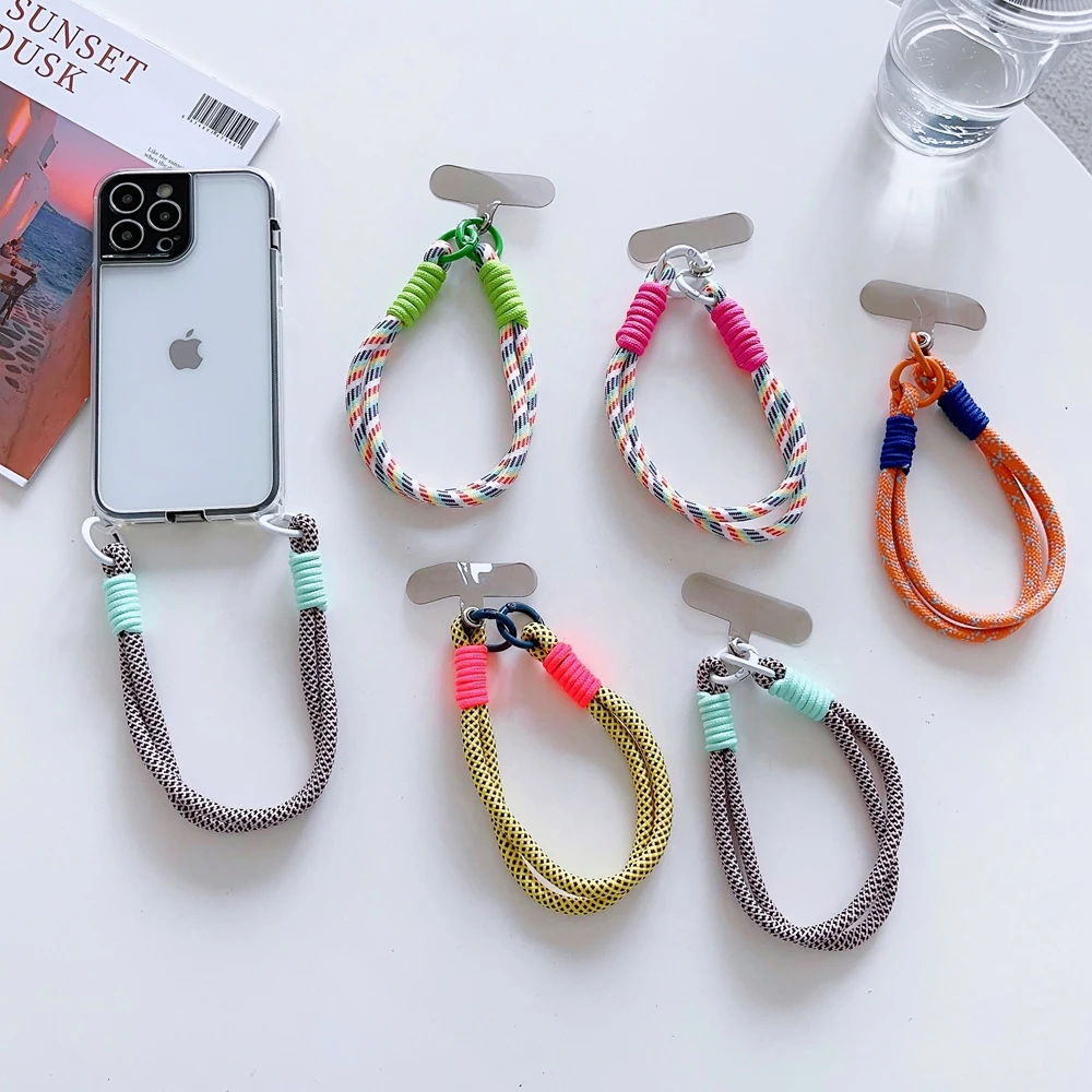 New-Braided-Mobile-Phone-Lanyard-Strap-Hanging-Chain-Ring-Cord-with ...