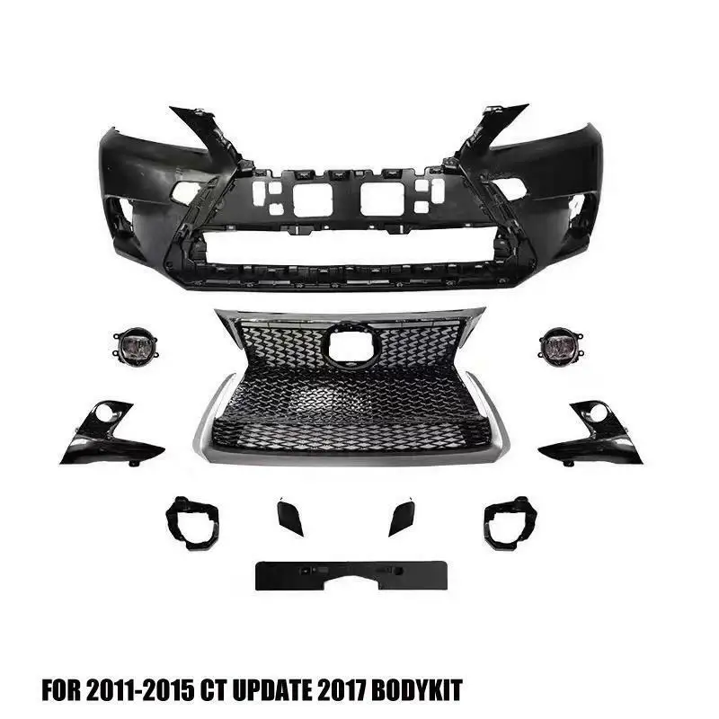 

Auto body systems Car bumper cover grill For 2011-2013 2020+Lexus CT200 200H to 14+ F-Sport Style Front Bumper Conversion Kit